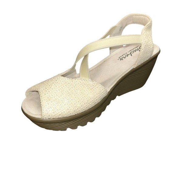 Skechers Parallel Piazza Wedge Sandals
Women’s Size 7 | Beige | Slingback - Picture 3 of 10